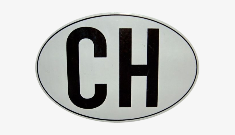 Ch International Vehicle Registration Oval - Ch Png, transparent png #3714836