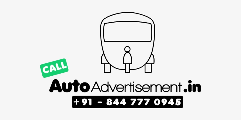 In Is The Biggest Auto Rickshaw Advertisement Company - Rickshaw, transparent png #3716198