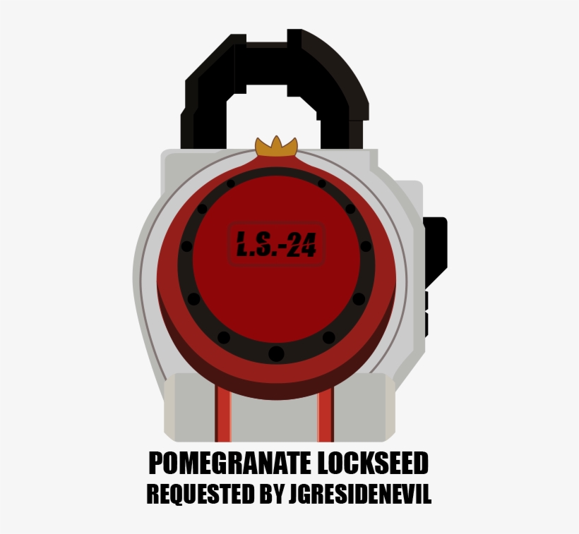 Request Fan Lock Pomegranate Lockseed By Cometcomics-d7c1eqa - Circle, transparent png #3716535