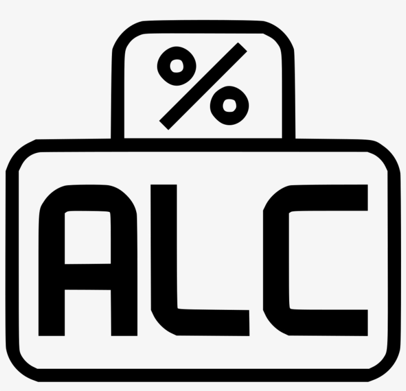Alc Alcohol Percent Percentage Comments - Alcohol Percentage Icon, transparent png #3716628
