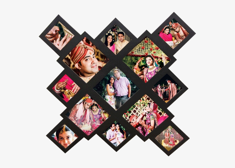 Collage Wooden Frame - Movie Theater, transparent png #3717339