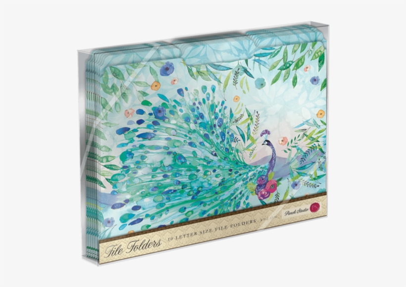 Pagoda Peacock File Folders - Peafowl, transparent png #3717700