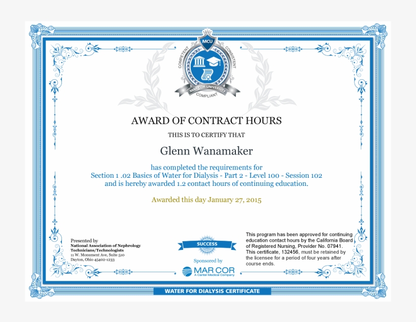 4 Sample Certificate Of Completion Teknoswitch - Contract, transparent png #3717921