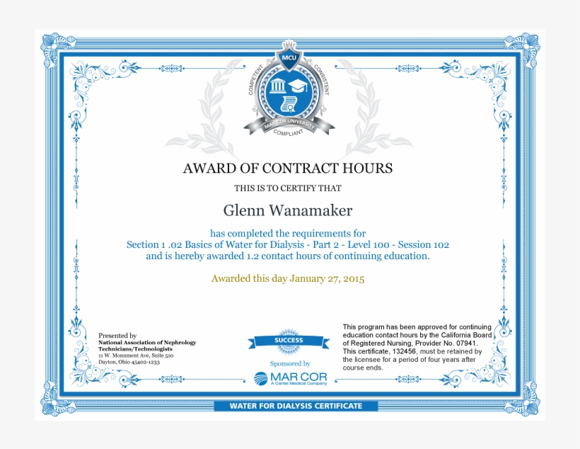 4 Sample Certificate Of Completion Teknoswitch - Contract, transparent png #3717921