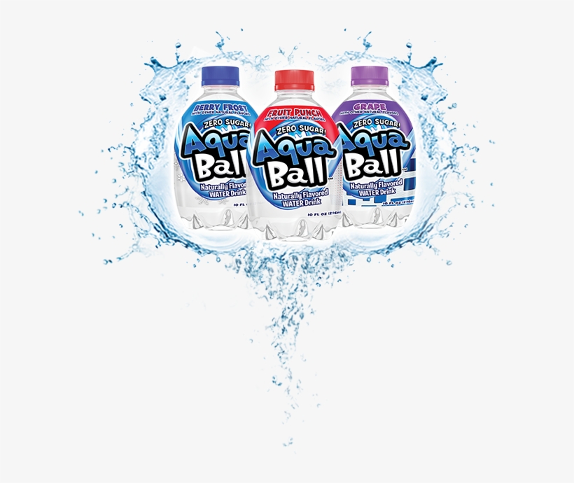 Sugar-free, Preservative Free, Naturally Flavored Water - Aquaball Grape Naturally Flavored Water Drink 10 Oz, transparent png #3718015