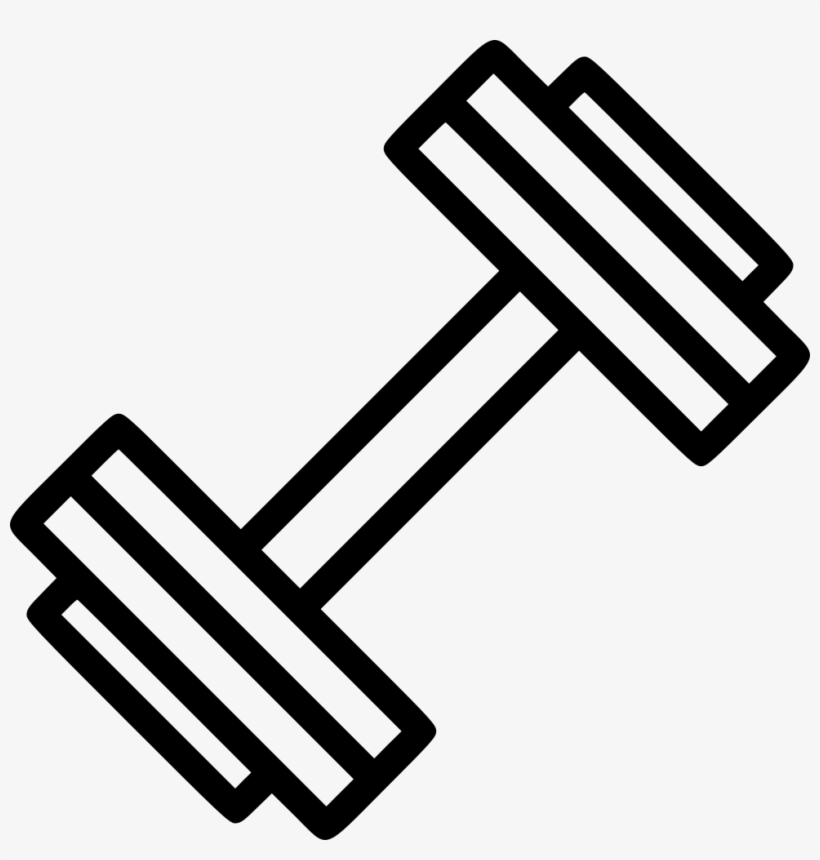 Dumbbell Barbell Fitness Sport Gym Comments - Mind Training Icon, transparent png #3718081
