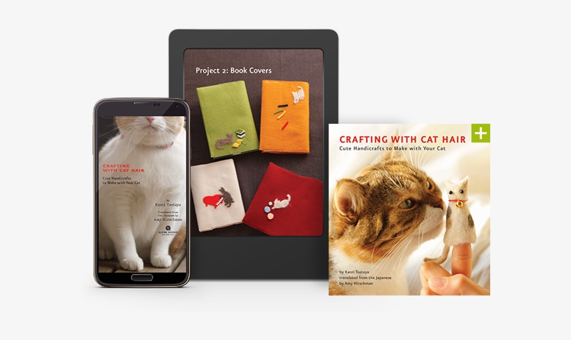 Cover For Crafting With Cat Hair - Crafting With Cat Hair By Amy;tsutaya, Kaori; Hirschman, transparent png #3718185