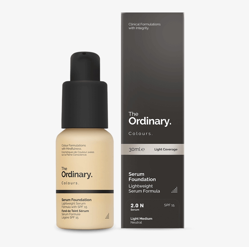 Serum Foundation Eu - Ordinary Foundation Full Coverage, transparent png #3718380