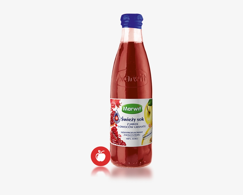 Apple And Pomegranate Juice - Sok Burak Z Jabłkiem, transparent png #3718579