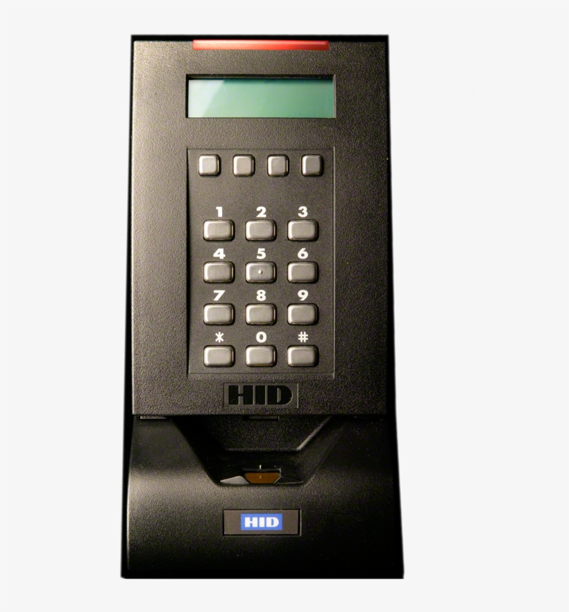 Bioclass™ 生物识别带键盘智能读卡器 - H.i.d. Corp Iclass Rwkl550 6171b Smart Card Reader/writer, transparent png #3718632