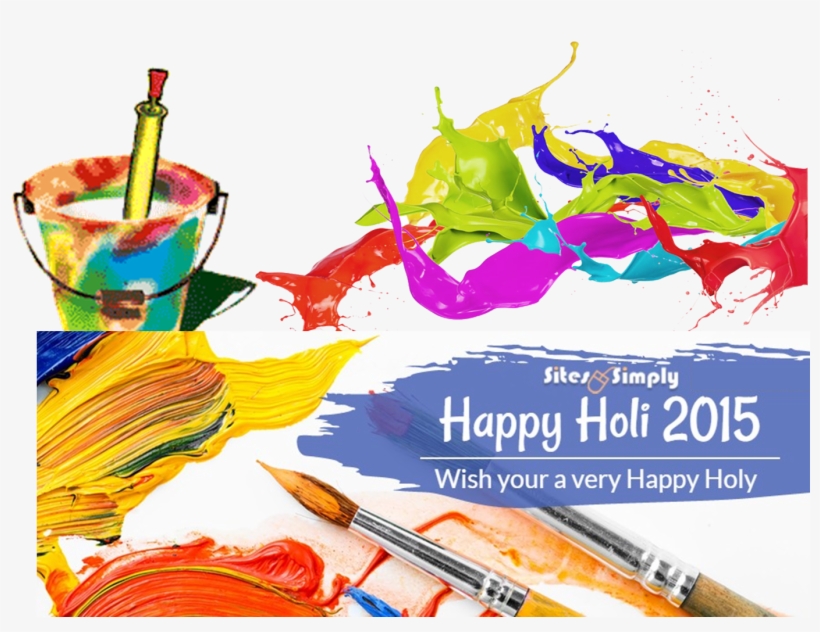 Let The Colors Of Holi Spread The Message Of Peace, - Happy Holi Colour Splash, transparent png #3718664