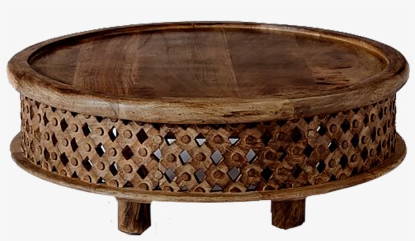 Putu Carved Coffee Table, transparent png #3718717