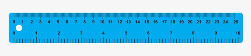 Ruler Clipart Rectangle - Electric Blue, transparent png #3718722