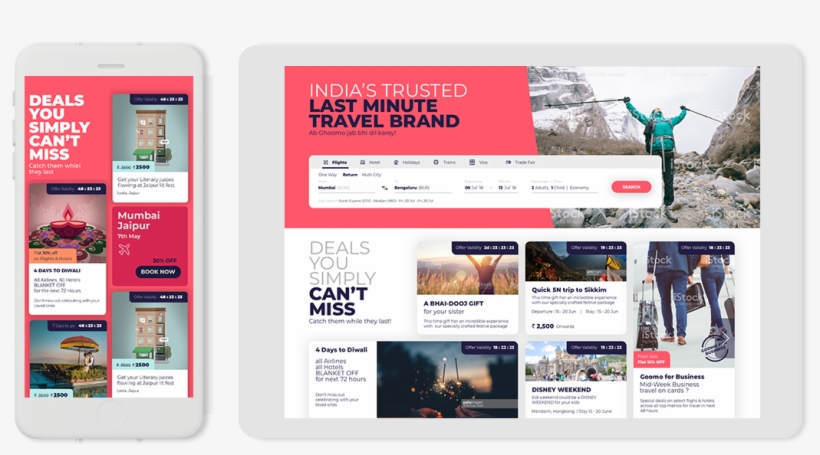 Last Minute Travel - Online Advertising, transparent png #3718832