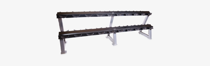 95" 2 Tier Dumbbell Rack W/saddles Rk-30 - Cap Barbell 2 Tier Dumbbell Rack With Saddles By Cap, transparent png #3718835