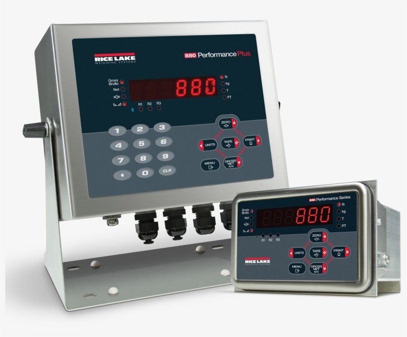 880 Performance Series Weight Indicator Controller - Electronics, transparent png #3719255