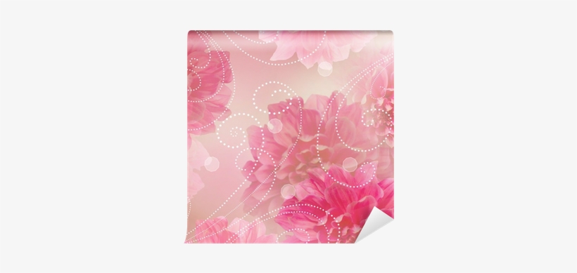 Flowers Abstract Design Art Background - Rose, transparent png #3720091