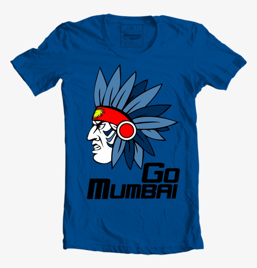 Mumbai Indians Fan Tee - Drum And Lyre T Shirt Design, transparent png #3720485