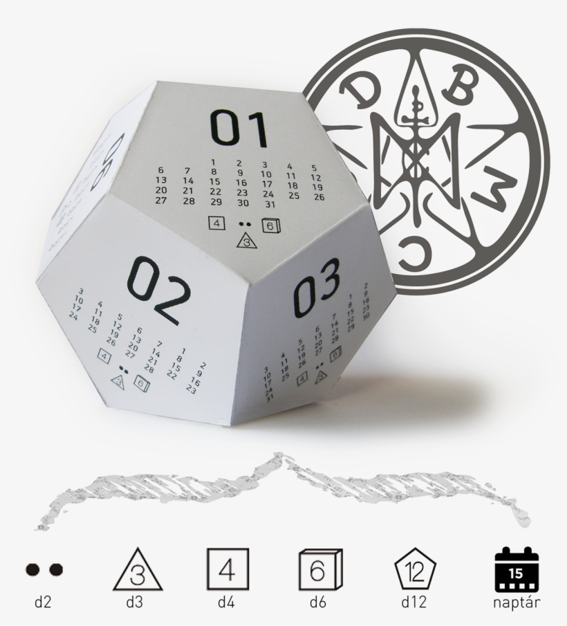 Read The Story & Work Behind Dicecal At The A'design - 3d Calendar Design Png, transparent png #3720806
