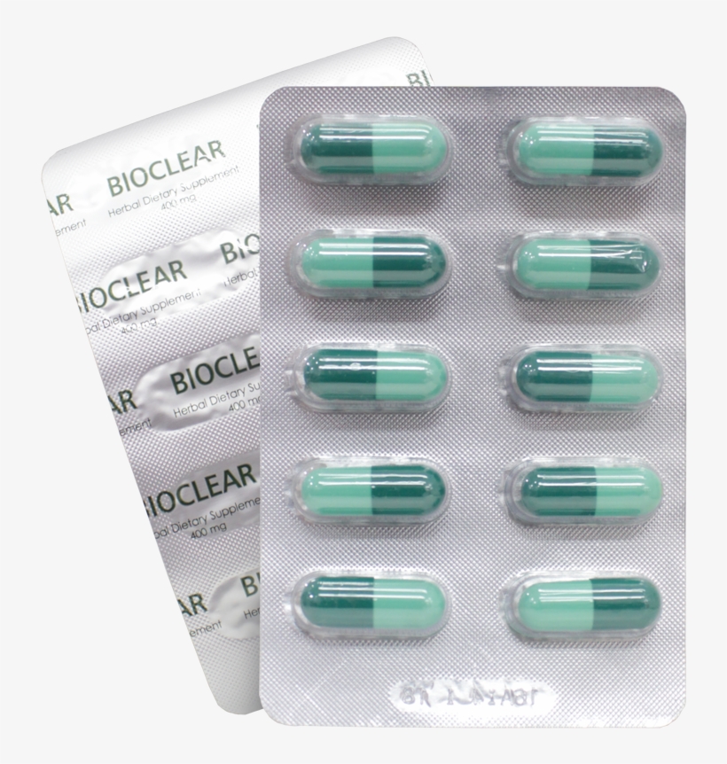Bioclear Food Supplement Capsule - Pill, transparent png #3721152