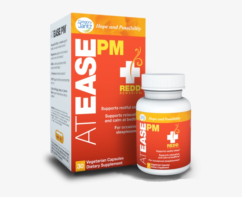 Redd Remedies At Ease Pm, 30 Capsules - Redd Remedies - At Ease Pm - 30 Vegetarian Capsules, transparent png #3721368