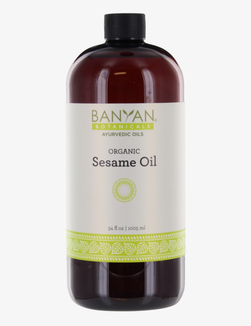 Organic Unrefined Sesame Oil - Banyan Botanicals Sesame Oil Organic 34 Fl Oz, transparent png #3721493