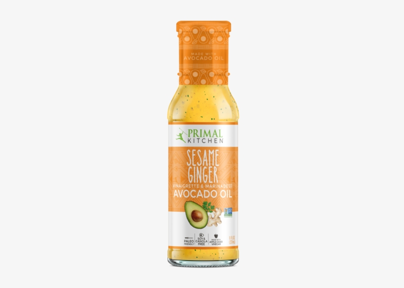 Sesame Ginger Vinaigrette & Marinade - Primal Kitchen Vinaigrette With Avocado Oil, transparent png #3721992