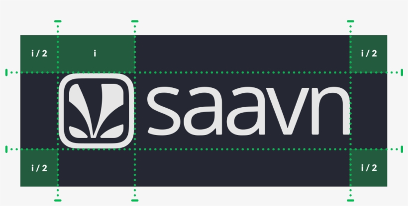 When Used In Layout, Clear Space Must Always Be Maintained - Saavn Png, transparent png #3722111