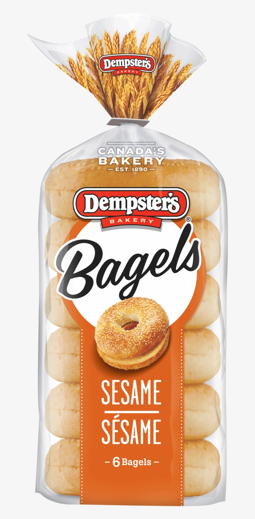 Dempster's® Sesame Bagels - Cinnamon Raisin Bagel Brand, transparent png #3722192