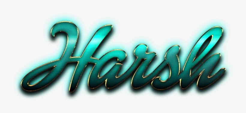 Harsh Name Logo Png - Calligraphy, transparent png #3722378