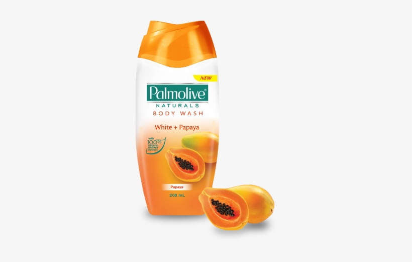 Palmolive Bodywash White Papaya - Papaya Whitening Body Wash, transparent png #3722632