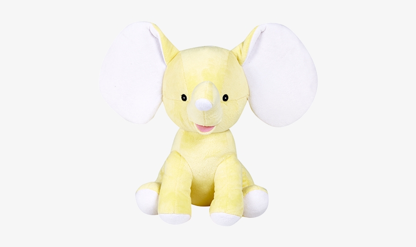 Cubbies Yellow Elephant Dumble Stuffed Animal - Personalized Stuffed Yellow Elephant With Embroidered, transparent png #3722658