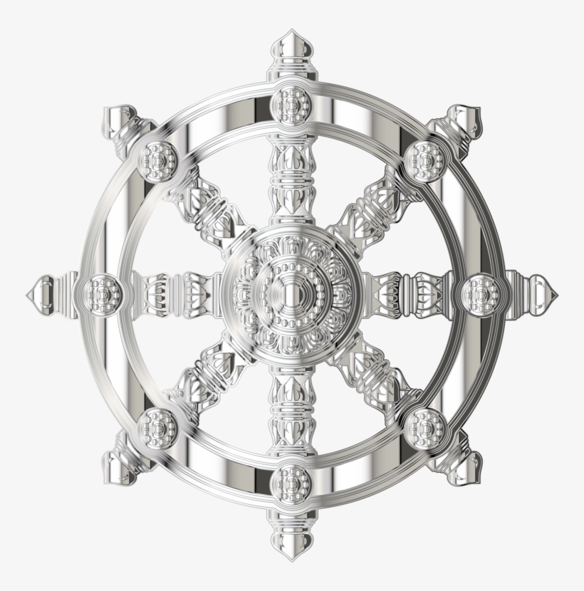 Computer Icons All About Buddhism And Jainism Dharmachakra - Wheel Of Dharma Border, transparent png #3723015