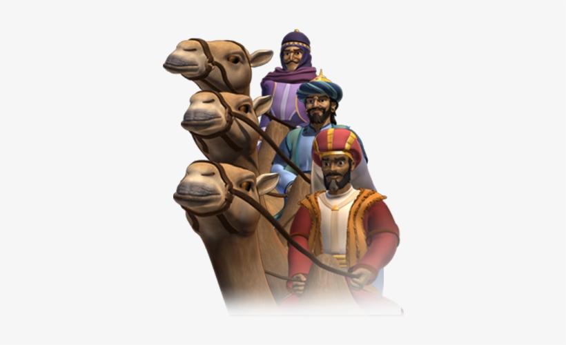 We Don't Know Whether Or Not The Wise Men Were The - Superbook Three Wise Men, transparent png #3723047