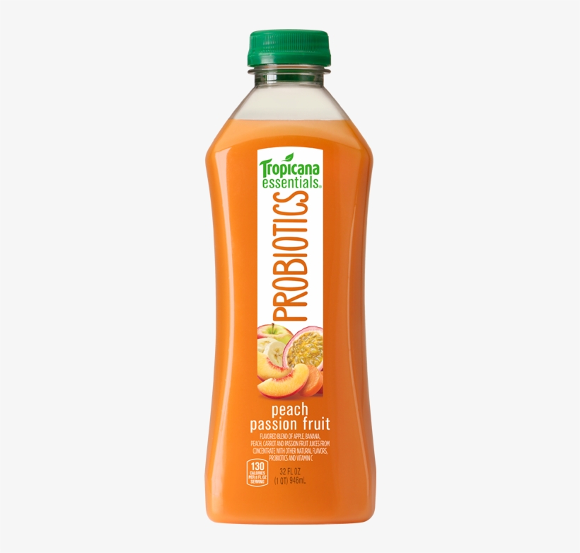 Related Products - Tropicana Probiotics Peach Passion Fruit, transparent png #3723098
