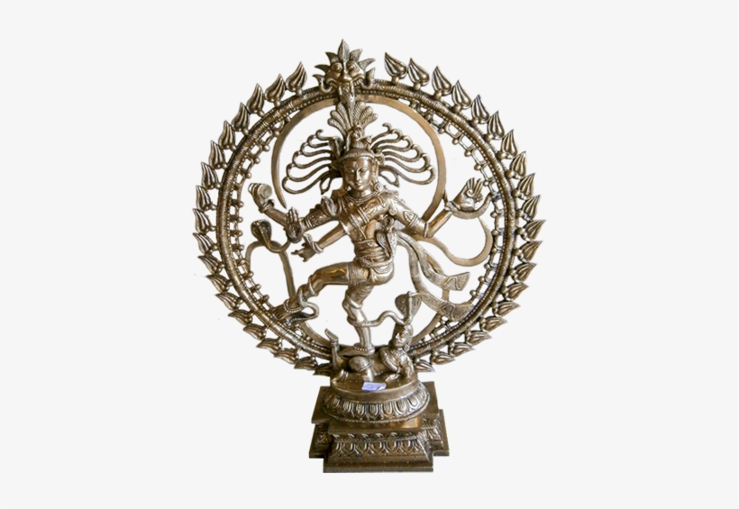 Shiva Nataraja 25" - Om Nataraja - Brass Statue, transparent png #3723196
