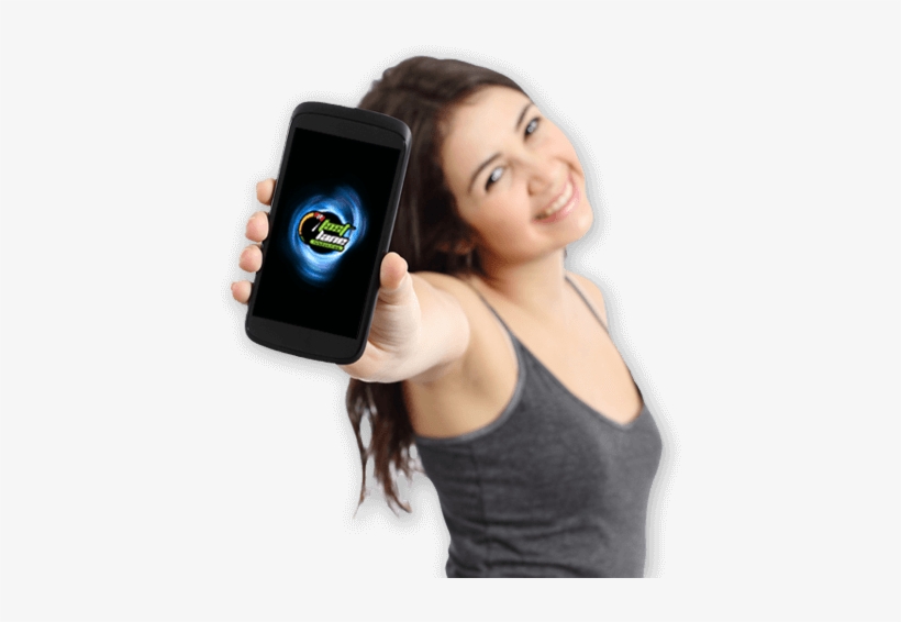 Uc Browser Download, Best Browser In India For Mobile - Girl With Mobile Png, transparent png #3724536
