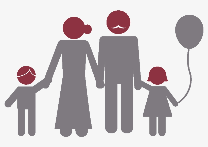 Happy Family 1 Color - Stop Sign, transparent png #3724653