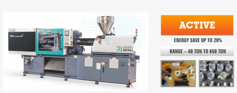 Active3 - Natraj Injection Moulding Machine, transparent png #3725459