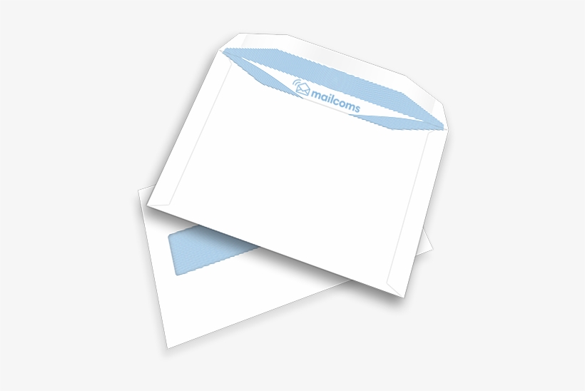 500 White C5 Gummed Plain Windowed Fp Mailing Folding - Envelope, transparent png #3725518