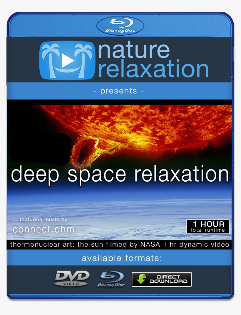 "deep Space Relaxation" The Sun 1 Hr Dynamic 4k Video - 4k Resolution, transparent png #3725877