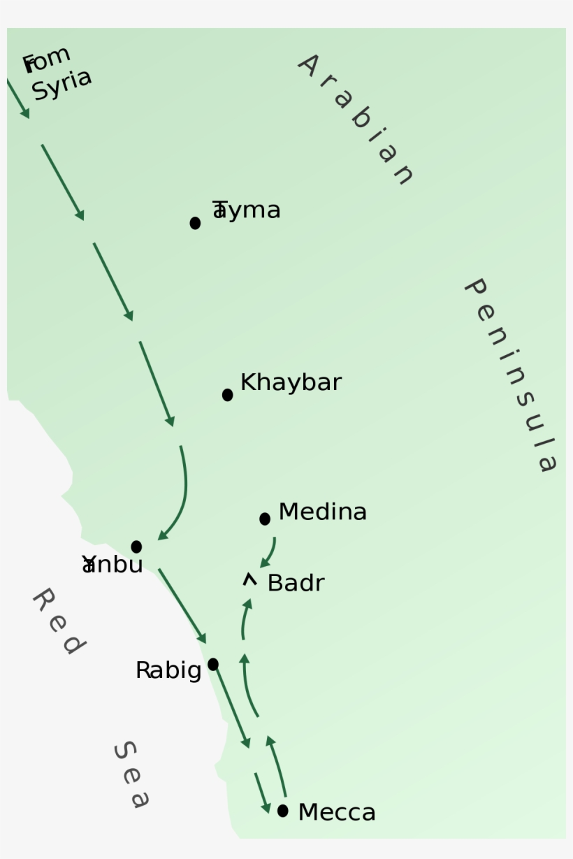 Battle Of Badr Map, transparent png #3726074