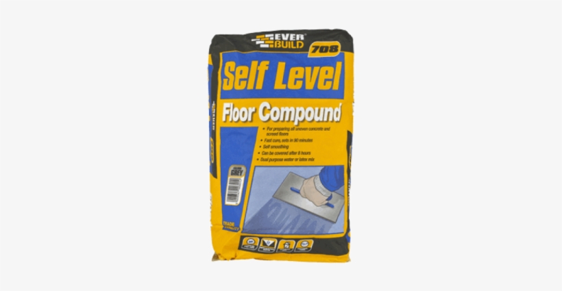 708 Self Level Compound Sel20 - Everbuild Self Level Compound 20kg, transparent png #3726119