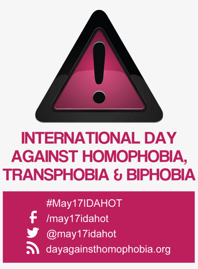 Logo Png Format - 17 May International Day Against Homophobia 2016, transparent png #3726223