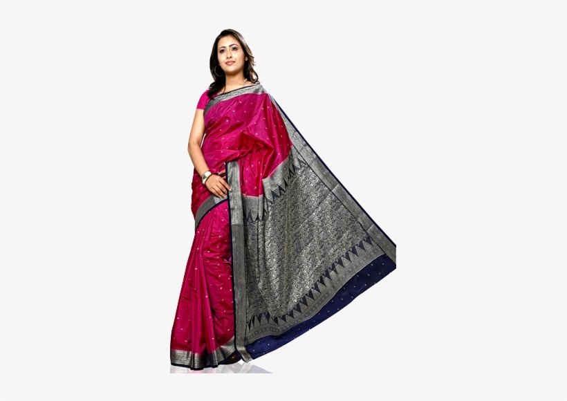 Cotton Sarees - Paper Silk Sarees With Price, transparent png #3726427