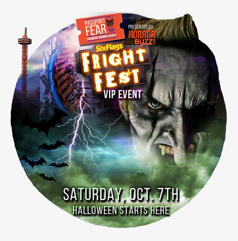 Vip Haunt Packages Here - Six Flag Magic Mountain Fright Fest 2017, transparent png #3727032