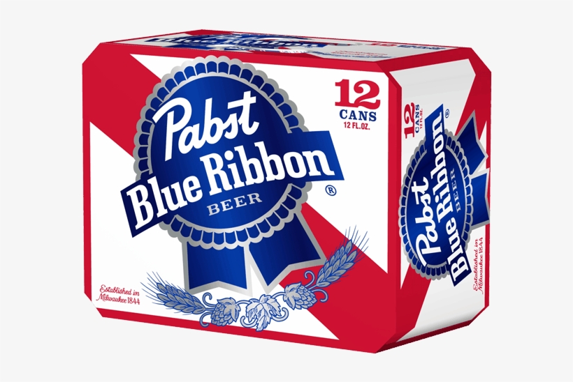 50 For Pabst Blue Ribbon® Beer - Pbr 12 Pack Cans, transparent png #3727226