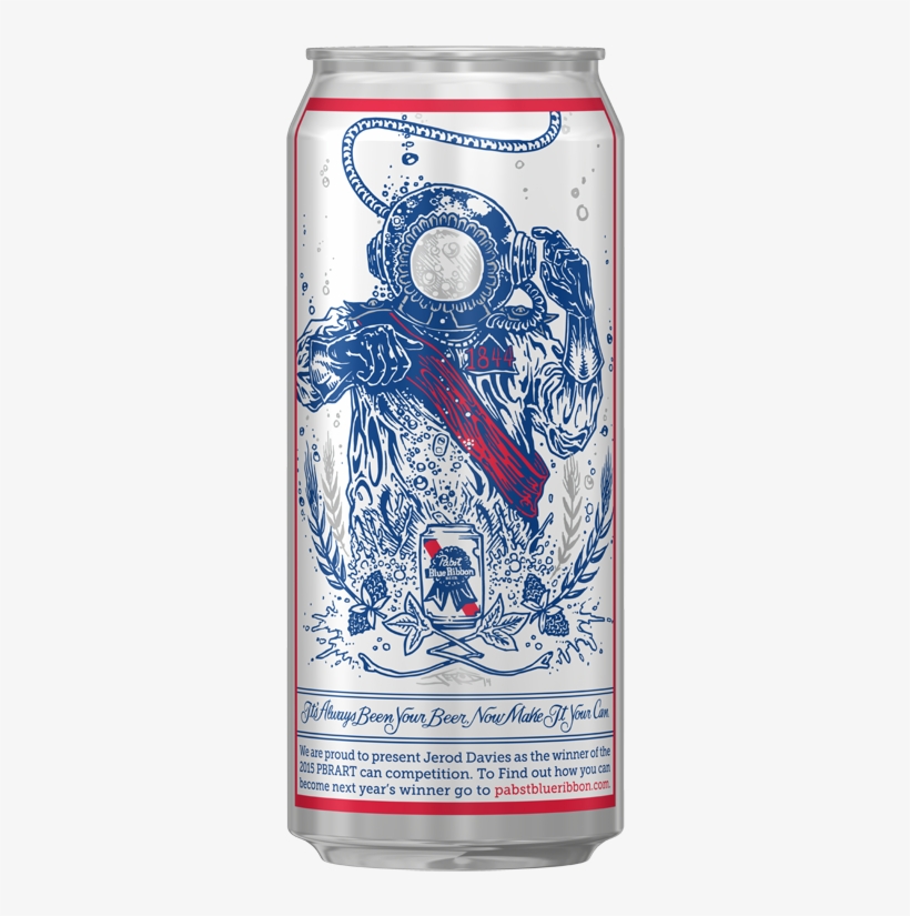 Divercan - Pabst Blue Ribbon Art Cans, transparent png #3727250