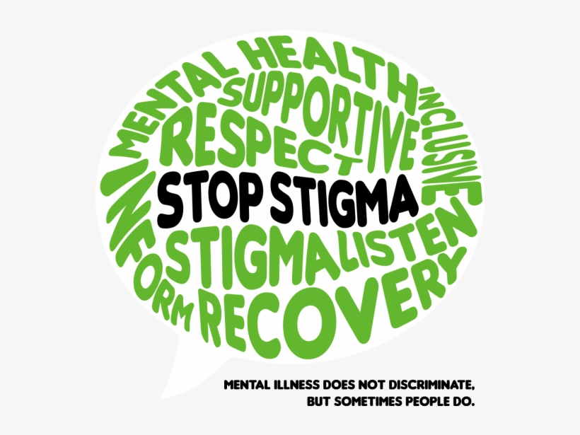 Stop Stigma - Mental Health Cure Stigma, transparent png #3728264