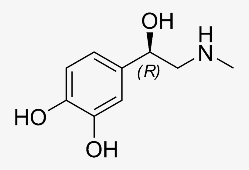 Adrenaline Chemical Structure, transparent png #3728371